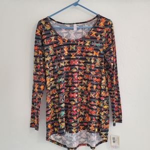 LuLaRoe womens top, multicolored, patterned, size M, Lynnae line, NWT